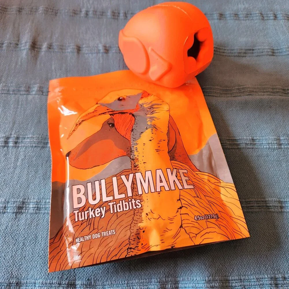 BULLYMAKE Dog Rubber Power Chew & Treat Set – Thanksgiving - NEW